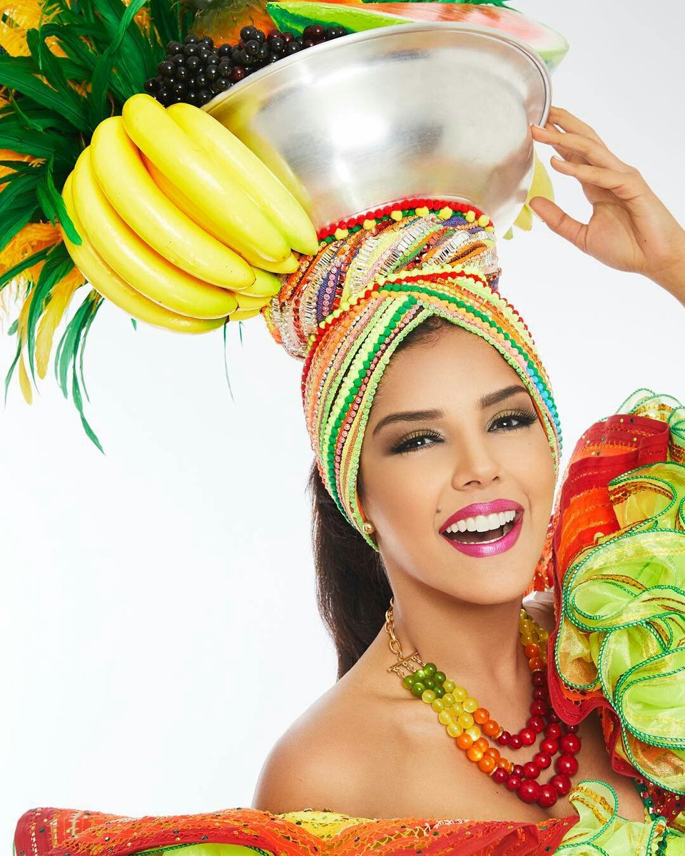 LuferParamo's tweet photo. "@DiosasVallenata: Derroche de alegría así es mi Colombia #MissUniverse #Colombia #MissColombia https://t.co/bVMyWT4HTq"