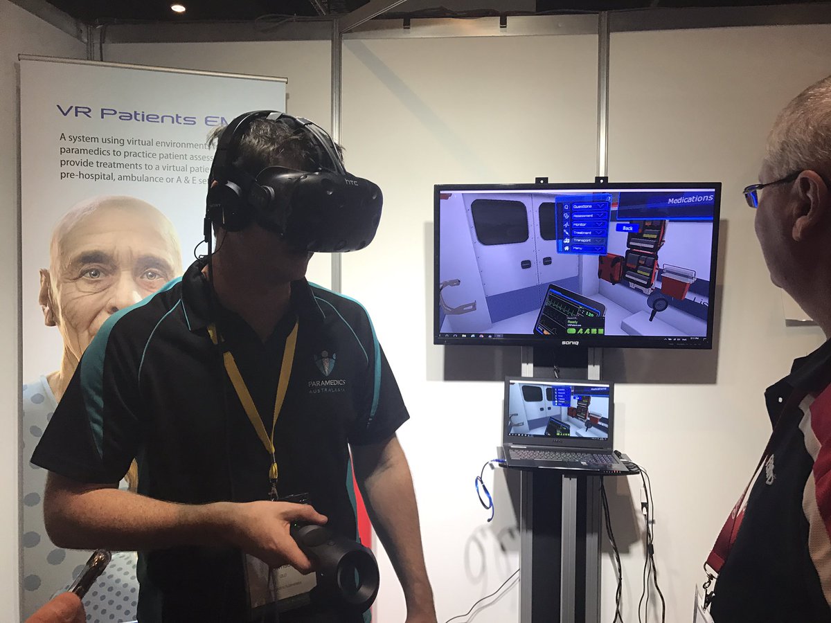 .<a href="/dantownson1/">Daniel Townson</a> enjoying the <a href="/FernoAU/">Ferno Australia</a> Virtual Education System at #PAIC2017