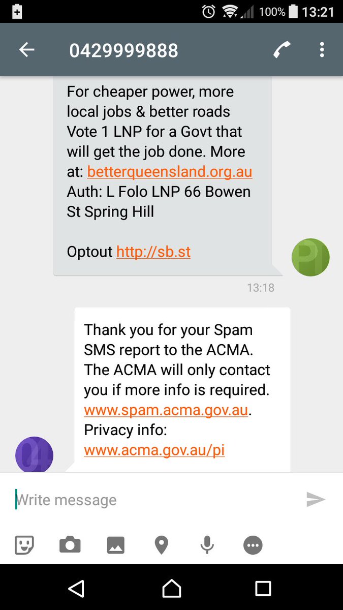 PatrickTiley's tweet image. Perfect way to waste time and money
@MarkRobinsonMP it might be worth having a chat with the authorising officer and telling them that unsolicited sms is not acceptable to your constituents.