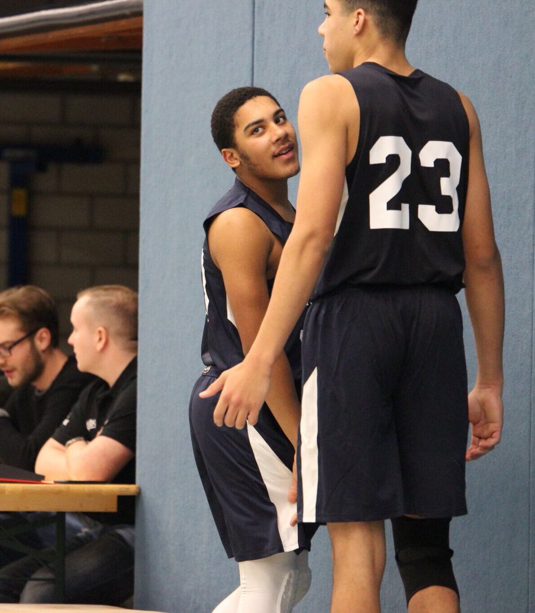 CTBballClub's tweet photo. CBC brothers CJ Mitchell ‘21 (@cjmitchell292) &amp; Kyle Jenkins ‘20 (@kjenkins27) currently BALLING out for @HotchkissHoops in Germany! Team is currently 3-0. #CBCFam https://t.co/HpXPwJeF96