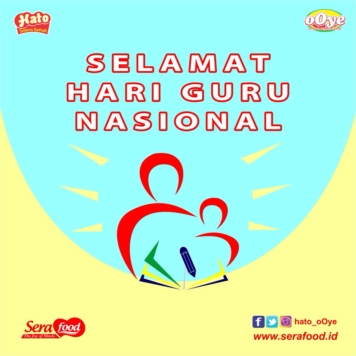 hato_ooye's tweet photo. "Ilmu yang telah engkau ajarkan
adalah hadiah paling indah yang engkau berikan. Selamat Hari Guru Nasional."  #HariGuruNasional2017 #TeladanGuru https://t.co/nULmmg5URt