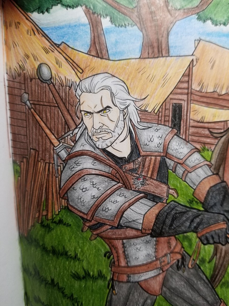 Download Witcher 3 Coloring Book - Coloring Paper