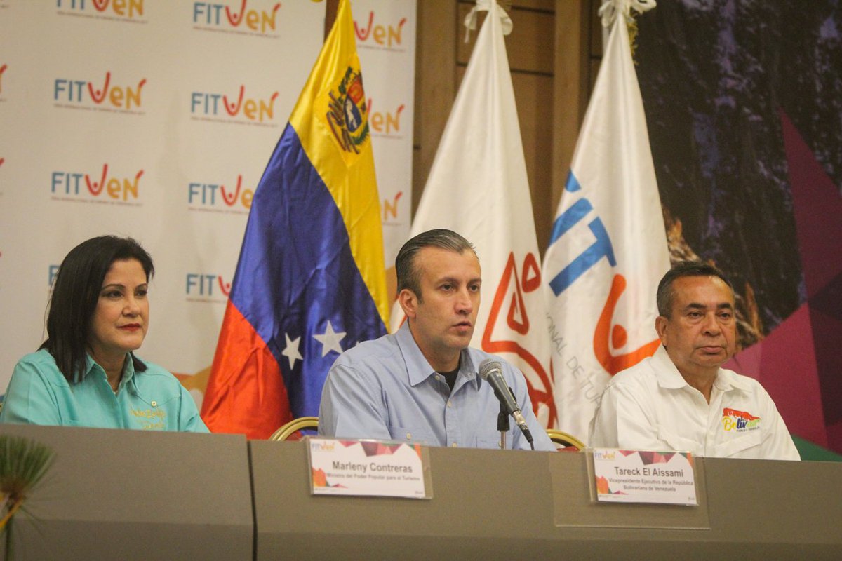 Impregnados de calor humano y alegría, ¡queda inaugurada oficialmente la #FitVen2017! Con la grata compañía del Vpdte. <a href="/TareckPSUV/">Tareck El Aissami</a> y autoridades presentes, abrimos las puertas de esta importante vitrina turística a nuestro pueblo y a países del mundo ↪bit.ly/2zkGULt↩