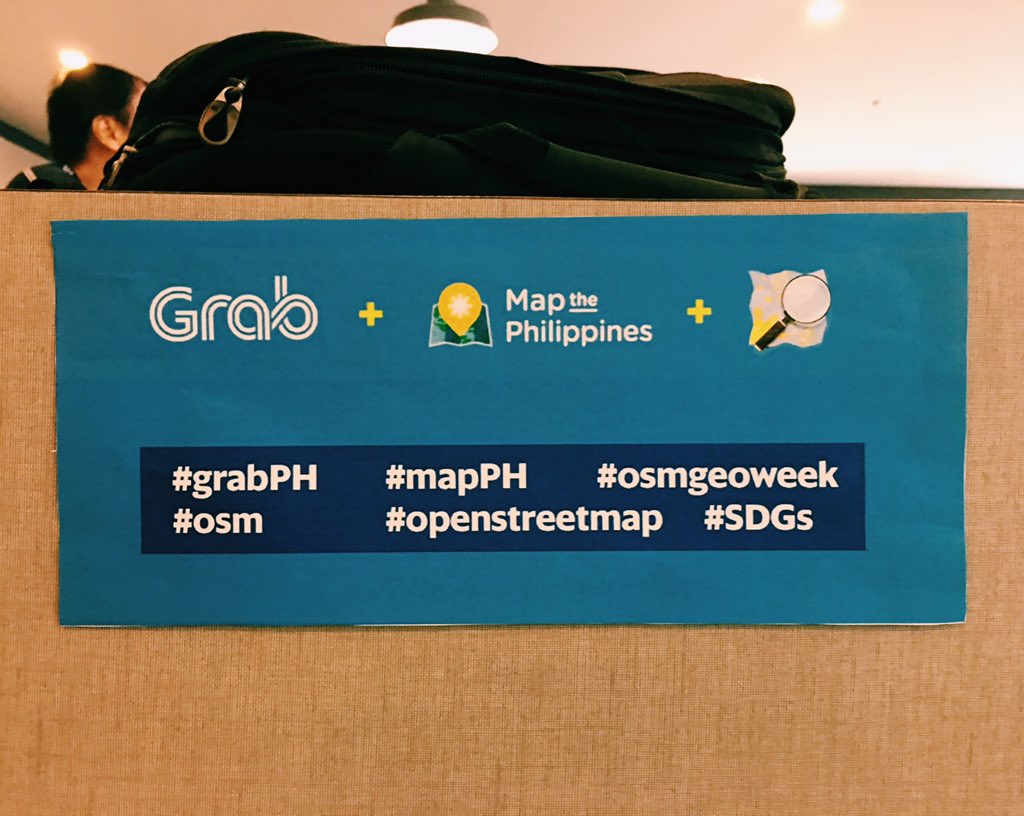 mapmakerdavid's tweet photo. Happy to see friends and former geography students in the mapping party by Map the Philippines, Grab, and OpenStreetMap Philippines. We need to multiply mappers. 🙂 #osmgeoweekPH #mapPH #grabPH #osm https://t.co/tJznc53RoC