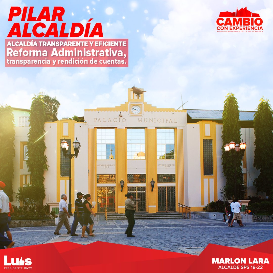 Una de mis propuestas está en el saneamiento de la  municipal. Con la revisión de los ingresos se simplificará la gestión administrativa e involucrarán todos los sectores de la ciudadanía en los diferentes problemas que se aquejan. Votémos por la experiencia. 
#ConMarlonSi