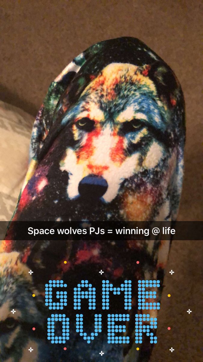 3KPK_Live's tweet photo. Who has space wolves PJs and just finished @LittleNights ??? THIS GUY #nerdlife https://t.co/dto0J1awWu