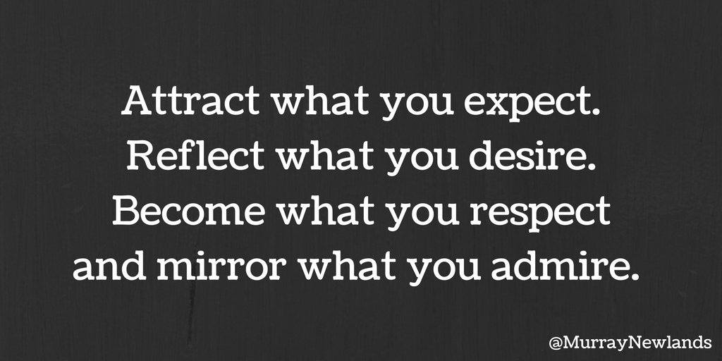 MurrayNewlands's tweet image. Attract what you expect, 
reflect what you desire. 
Become what you respect, 
Mirror what you admire. 

#FridayFeeling
#Inspiration
#Motivation