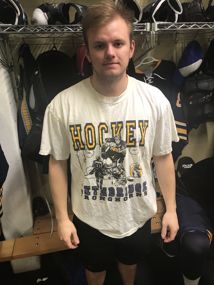 HornsHockey's tweet photo. Another big win for the boys! 1st career goal earns @Fisher96T the player of the game! @Russizzle7 was full of grease. Took two big hits to make two big plays that resulted in goals! Horns look to keep the streak alive tomorrow! #GoHorns #Earnedit #Grease https://t.co/5ZHWtU48hg