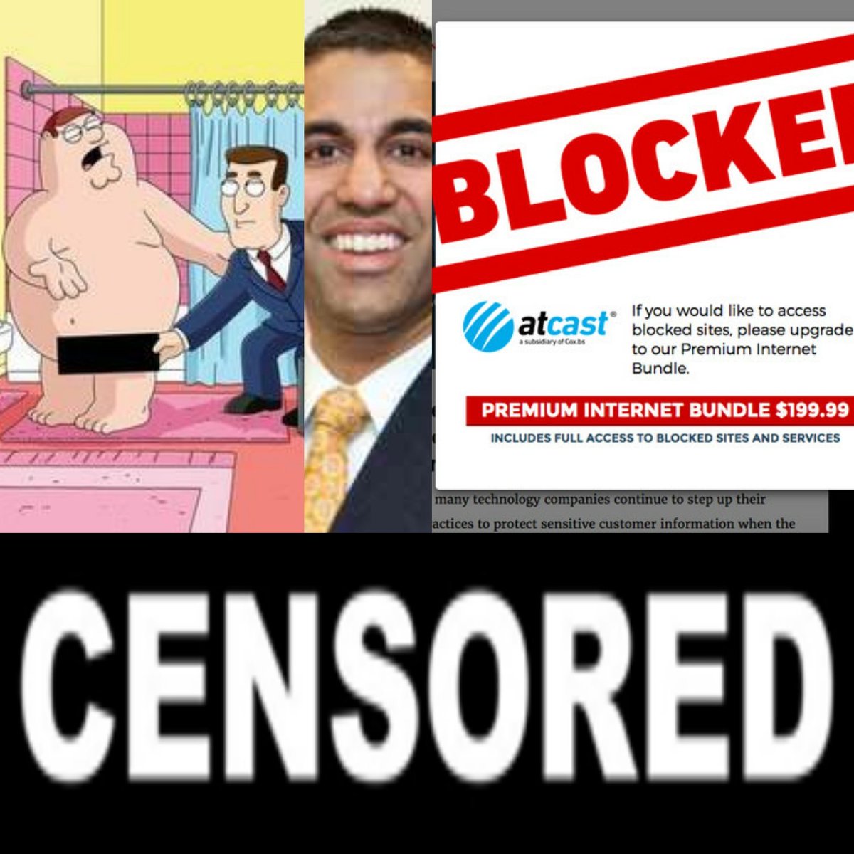 RyWel's tweet photo. It is #hypocritical that the #FCC allows #corporatemedia to buy out #small #mediacompanies and #televisionstations while destroying #netneutrality and #freedomoftheinternet with #FreedomOfSpeech and having rules aganist #profanity and #FreedomOfExpression on the #airwaves. https://t.co/D7RTUa8ZnI