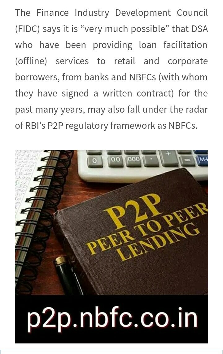 RBIcompliance's tweet photo. The upcoming #P2pLending law in #India.
#Ozg #DSAregistration https://t.co/GuyMbbbbnk #LoanDSA #NBFC #BankDSA https://t.co/vWldJgRCq4