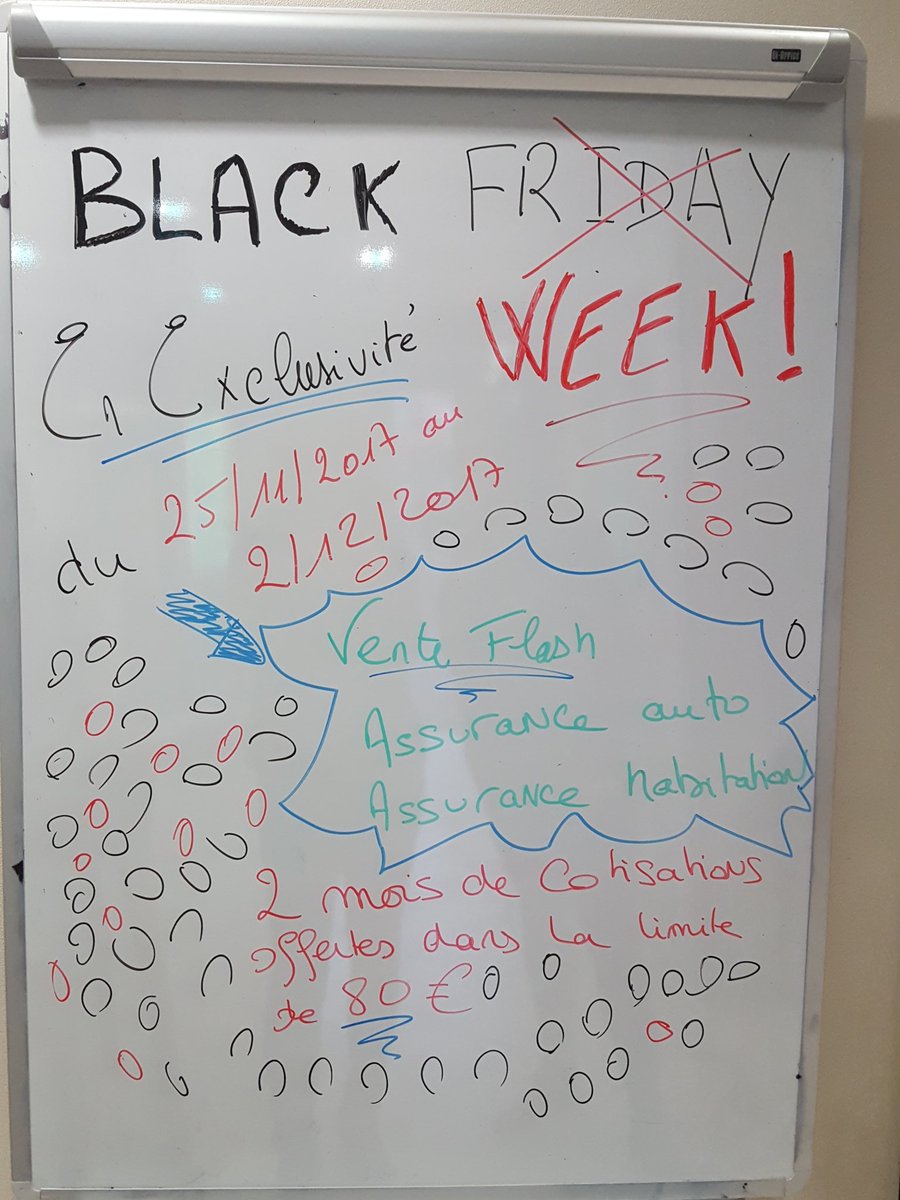 CivadeT's tweet photo. Temps fort à l'agence de Maisons Alfort Gare 
BLACK WEEK!!! Jusqu'à 80 euros offerts pour toute souscription d'une assurance auto et/ou habitation du 25/11 au 02/12...venez nombreux 
#drrpidf #MarDs #MAG #bnnp https://t.co/BcDdLK9lsg