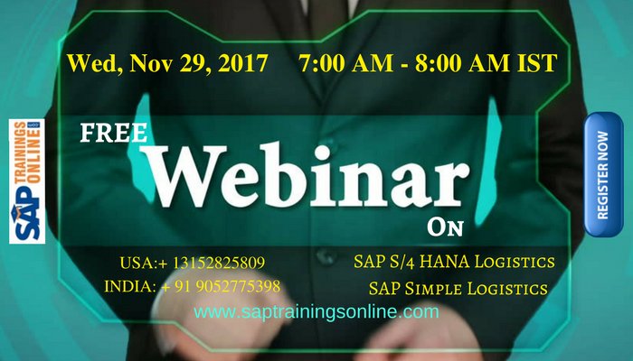 raghuvara_raghu's tweet photo. Live Webinar on #SAPSimpleLogistics to Undergo Online Training
and Get Hands-on #SAPSimpleLogisticsTraining Real Time Project Experience From Our Experts Team
Register Here: https://t.co/7gP09VrNkg
Visit: https://t.co/KATJPkcO0S
India +91 9052775398 USA +13152825809 https://t.co/PFHNDE98TP