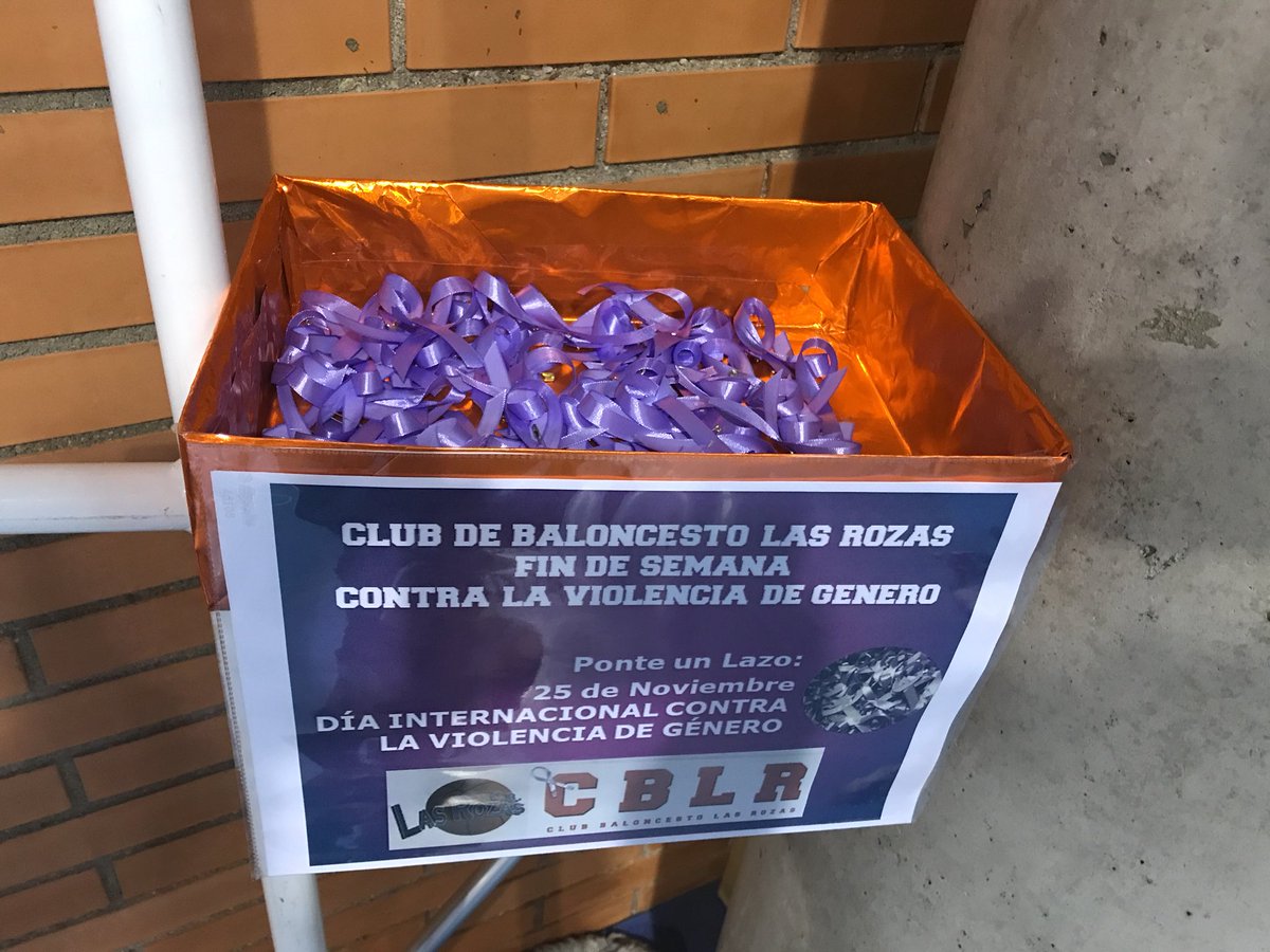 Día internacional contra la violencia de género <a href="/cblasrozas/">CB Las Rozas</a> <a href="/Ayto_Las_Rozas/">Ayuntamiento de Las Rozas</a>