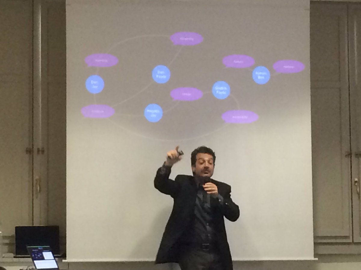 MMariaClaudiAA's tweet photo. Intelligence, not sentiment. Social network analysis e reti semantiche con @alberto_cottica @edgeryders at #CivicTechSchool https://t.co/Qua9aYi41Y