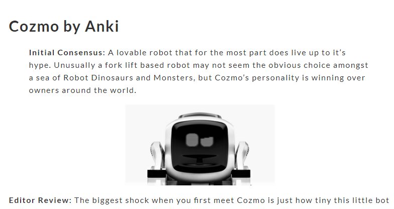 OwnerScore's tweet image. You won't find him on a #BlackFriday Sale but check out what our owners made of Cozmo (by Anki) - the real life Wall-e? buff.ly/2A5gcKk