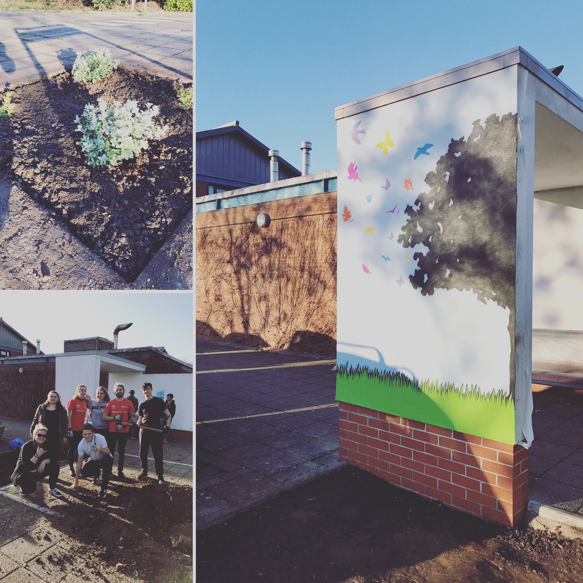 VixNurse's tweet photo. #Prince's #Trust #graffiti #mural #PositiveVibes #Mindfulness #notjustajob #love #nursing #breakingdownstigma #recovery #teammillview https://t.co/wendD3Q8TC