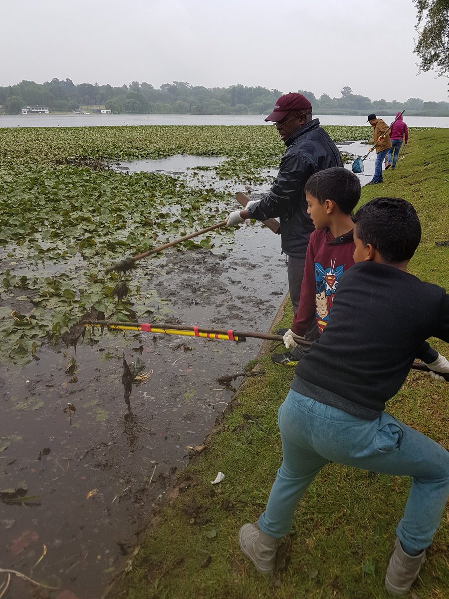 missearth_sa's tweet photo. #FloridaLake was our next stop. The rain has been relentless but it hasn't kept us away. #AreSebetseng #ActiveCitizenship https://t.co/xwk3acfJI9