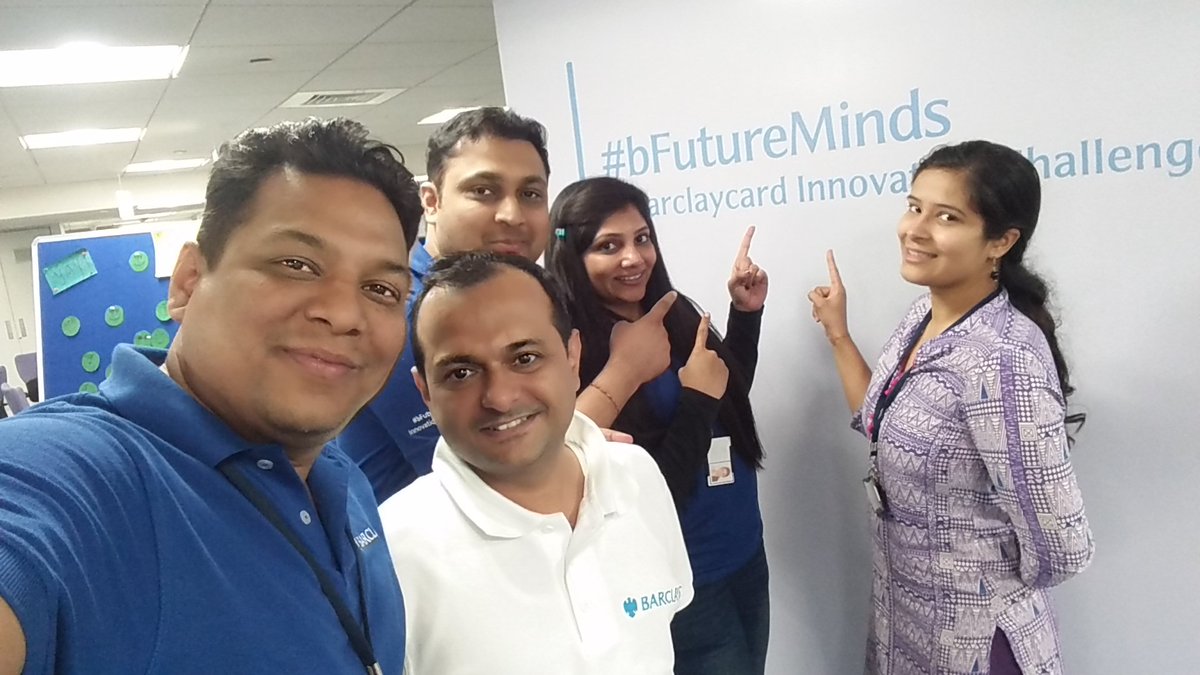 Harshay24's tweet photo. Think outside of the box #bFutureMinds_17 #barclays #innovationChallenge #happyWeekend https://t.co/4lyeotyt98