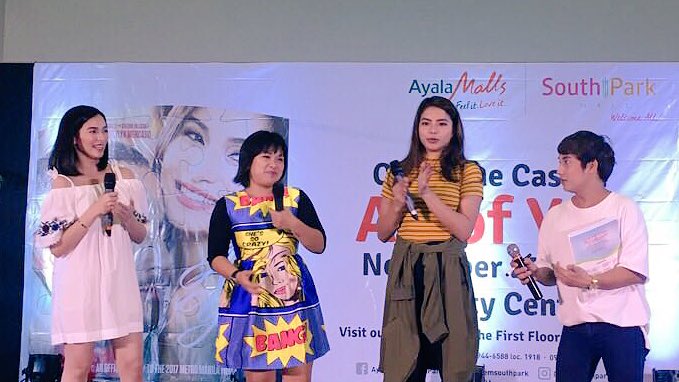 MILOversOFC's tweet photo. Jennylyn Mercado, @soooooomiloo at Ayala Malls Southpark for their first stop of #AllOfYou mall tours! #MMFF2017 https://t.co/trxYSHFS9X