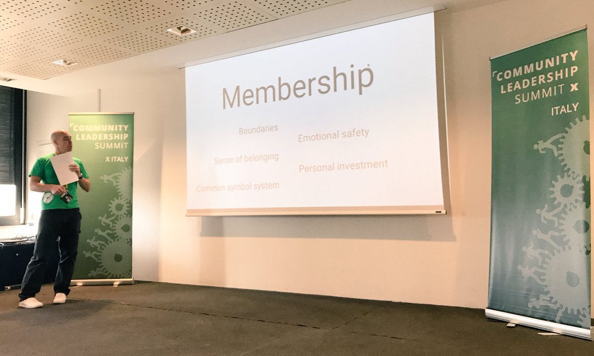 “Sense of community is a feeling that members have of belonging, a feeling that members matter to one another and to the group, and a shared faith that members’ needs will be met through their commitment to be together (McMillan, 1976)" #CLSxItaly