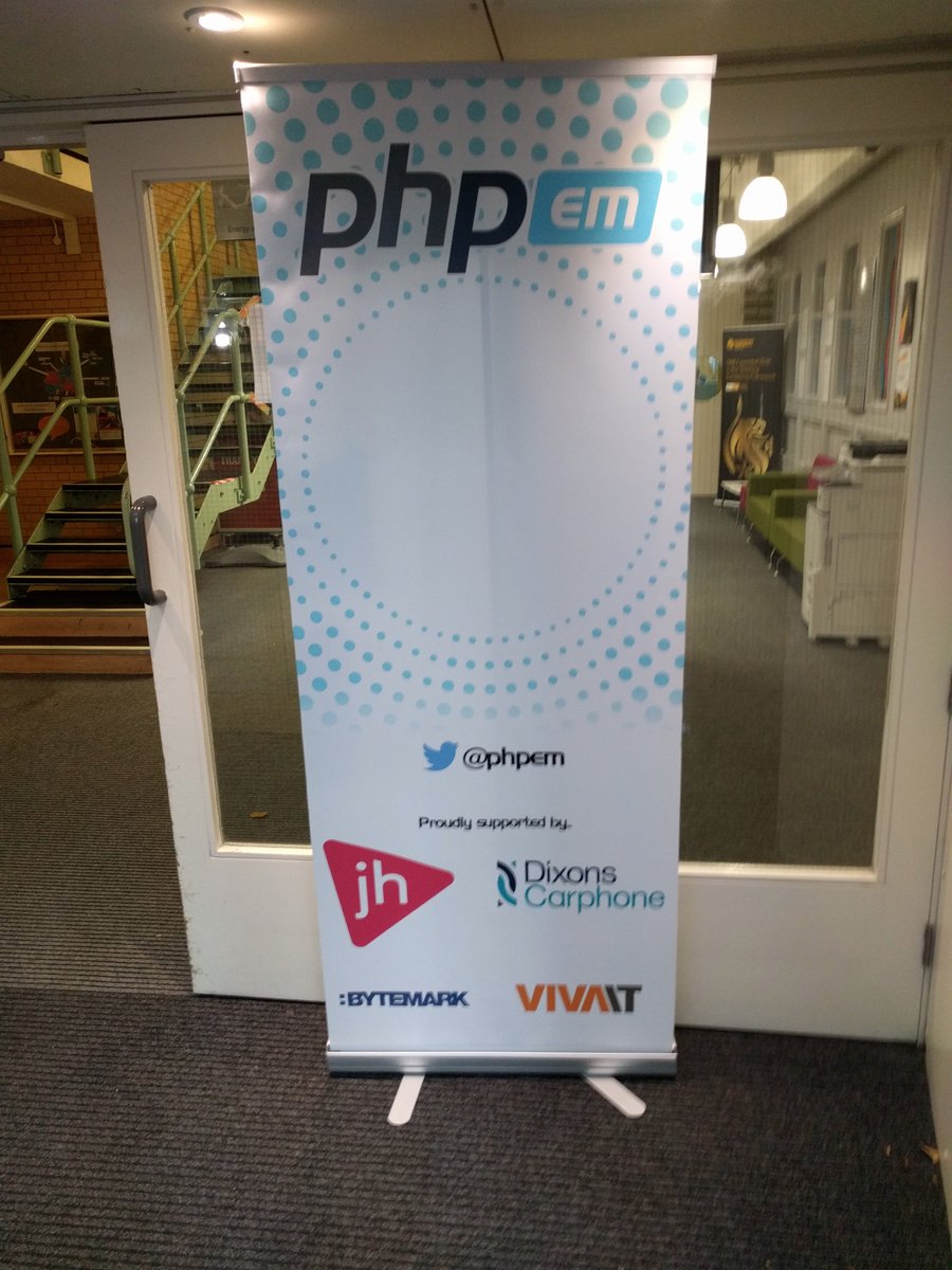 wearejh's tweet image. We&apos;re at #phpem17 🎉🎉