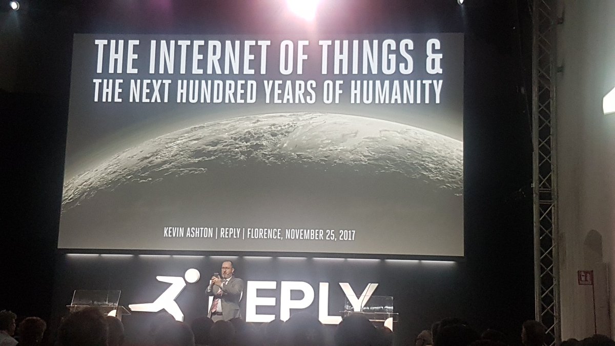 Maxdeca's tweet photo. Inspiring talk by Kevin Ashton, the father of IOT. https://t.co/5yKEE0Fytd