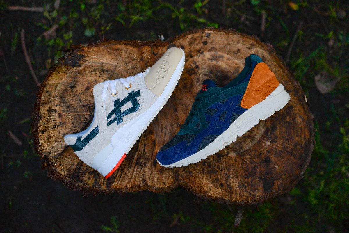 asics gel lyte iii birch hampton green