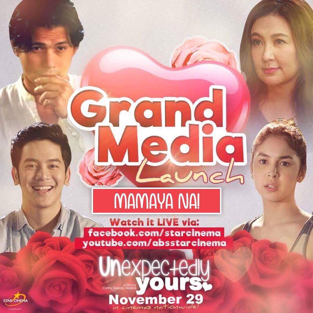 OzgurB0rsa's tweet photo. 3PM today, #UnexpectedlyYoursGrandMediaLaunch ❤️

Watch it live via:
https://t.co/Ey3Otbux5Z
https://t.co/0rR7WyyKnY https://t.co/OXEcOccbxU
