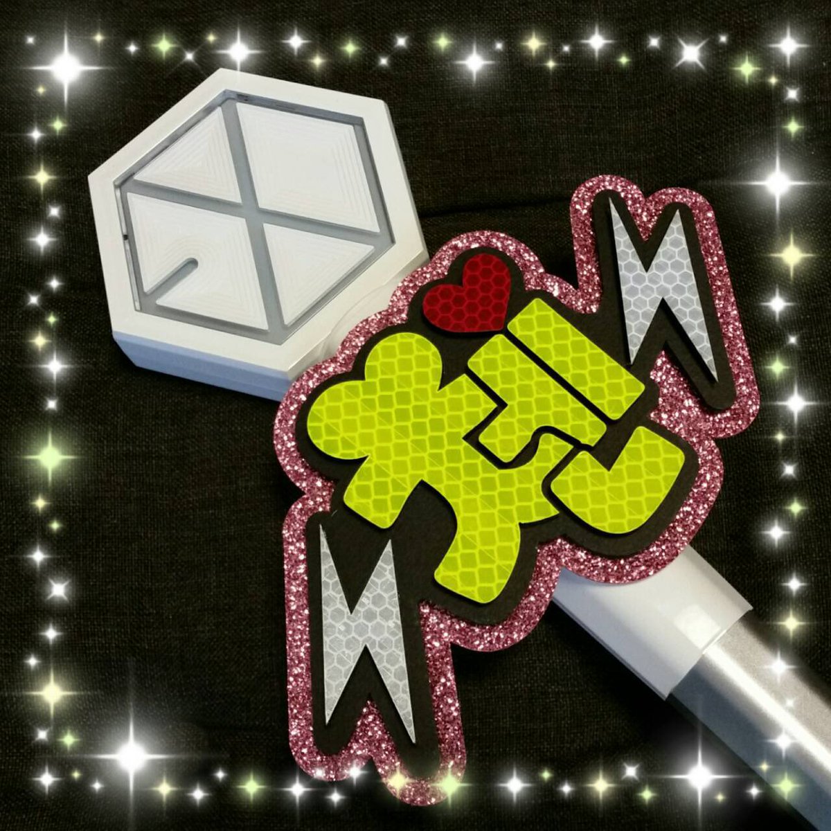 J Pop K Pop応援うちわ専門店bambi バンビ در توییتر 反射板文字の応援うちわ ペンライトのネームプレート Exo エクソ Exo応援うちわ ハングル文字 엑소 찬열