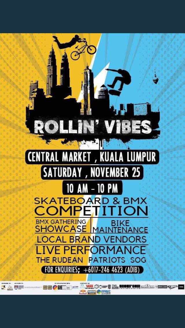 TheRudean's tweet image. Assalamualaikum semua! 

Jangan lupa geng petang nanti jumpa kami di Central Market, Kuala Lumpur bersama teman kami @weareSOG dan @PatriotsMY ! MASUK ADALAH PERCUMA! Kita kasi riuh ini majlis! Anjuran event @rollinvibes17 @AllteammateInc !