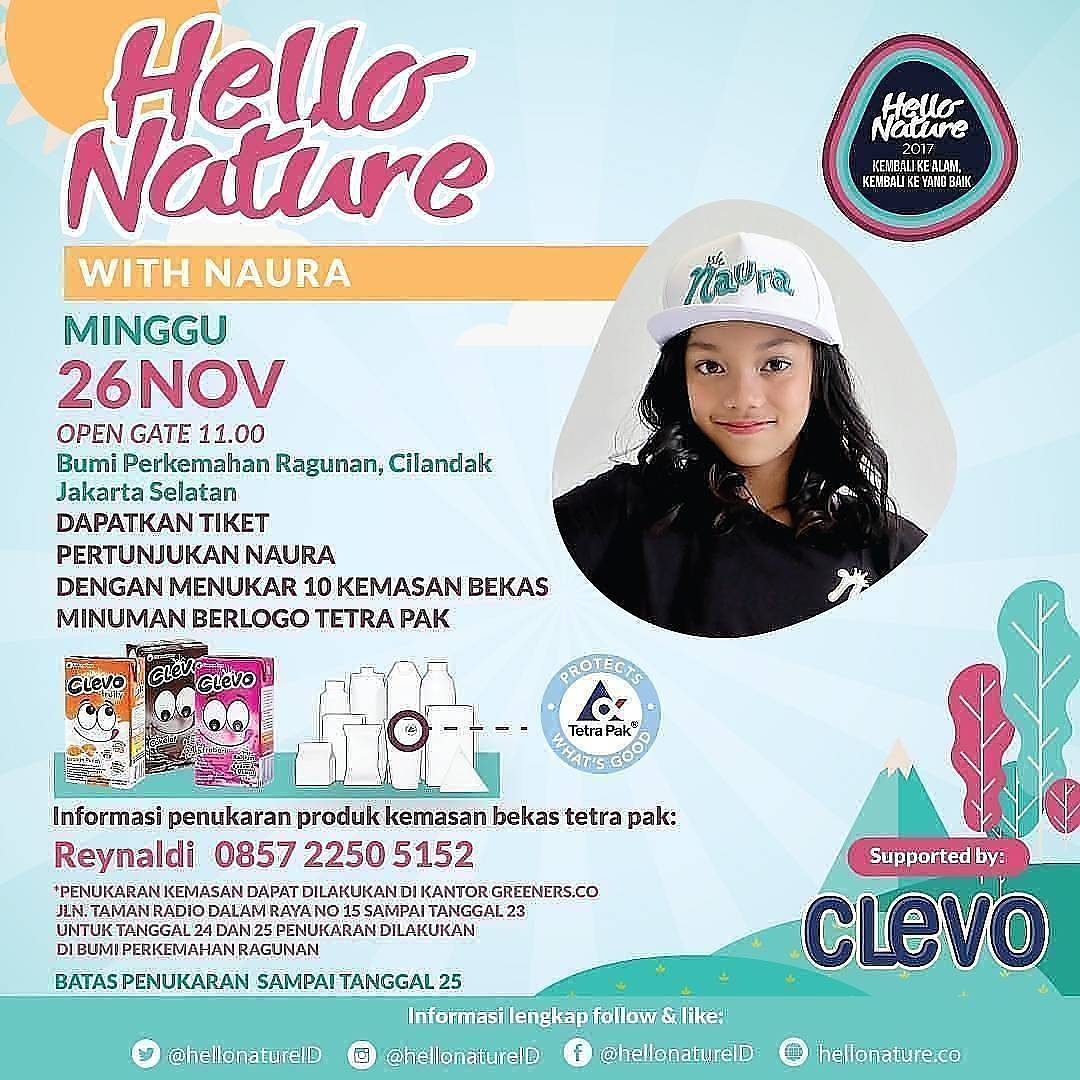 hellonatureID's tweet photo. Hello Nature 2017 sudah memasuki hari kedua nih. Banyak keseruan yang terjadi di Hello Nature 2017. Untuk kalian yang belum sempat datang. Yuk datang. Terutama besok. Akan ada Naura, artis cilik berbakat yang akan tampil di Hello Nature 2017. Ditunggu yaaa https://t.co/TifaB945Ue