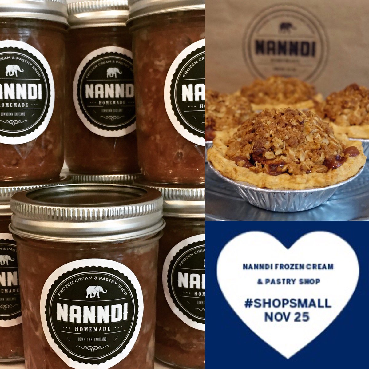 NanndiHomemade's tweet photo. Come tomorrow to enjoy our frozen cream, pastries and get great deals fort it! So plan your day and enjoy this #SmallBizSat, Nov 25 in NANNDI! #nanndihomemade #ShopSmall #DineSmall #service #friends #mom #blogger #discount #sweet #frozencream #customerservice #gelato #icecream https://t.co/p7CEUHQuF3