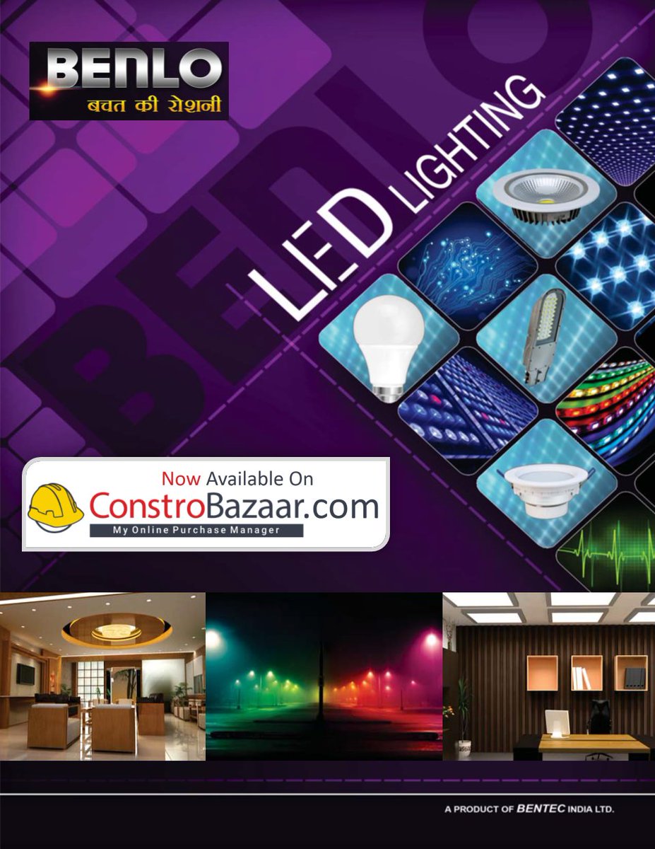 ConstroBazaar's tweet photo. Lighten Up Your #Ambience by BENLO #LED Lighting. Different types & colors of Soft Light, Elegant Design & Low Power Consumption. Get Benlo #LEDLight products on #ConstroBazaar | https://t.co/7hdDm0b3Zf | +91 8600001932
Get Benlo Products, on https://t.co/N85uEb1TS7 https://t.co/ICzhS9nSsp