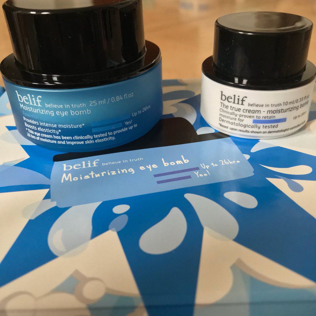 LisaContrata's tweet photo. Yayyy #belifinhydration #belifeyebomb #complimentary #contest @belifusa @influenster https://t.co/2OQvjYHhiF
