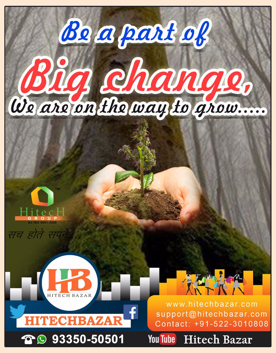 hitechbazar's tweet photo. India, is now growing on fast pace, this growth has brought so many social changes. These changes are good for any economy. 
Hitech Bazar is introducing a business of common man, to contribute something to the Nation. 
#hitechbazar #SaturdayMotivation #MLM #MLMSuccess https://t.co/3tJwMWzOWP