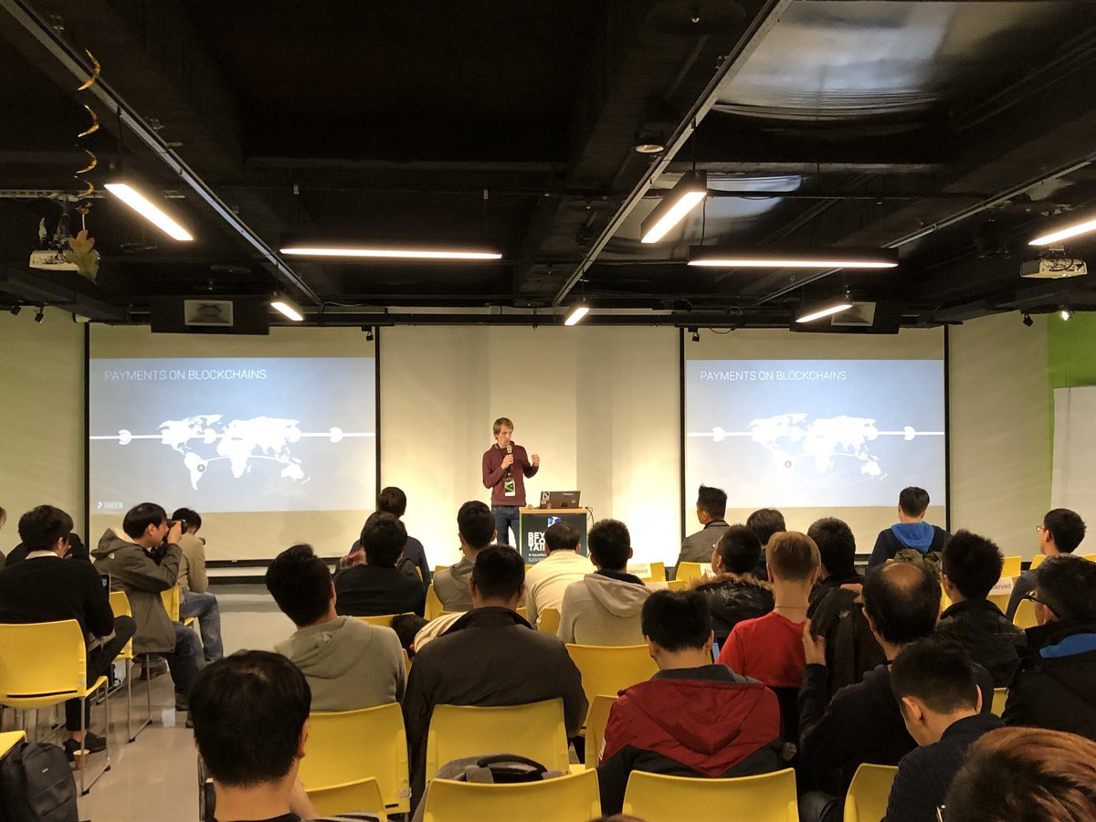 eth_taipei's tweet photo. Jannik Luhn &amp; Philipp Seifert introducing @raiden_network!
#BeyondBlockTaipei https://t.co/CEDElm9BRP