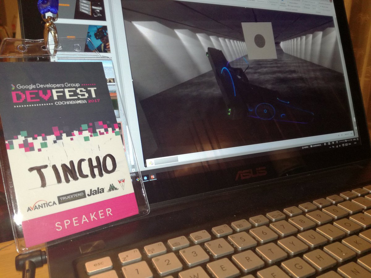 All ready to #DevFest17 to share a little bit of knowledge that I learned.
#GDGCochabamba 
#GDGDevFestCocha17