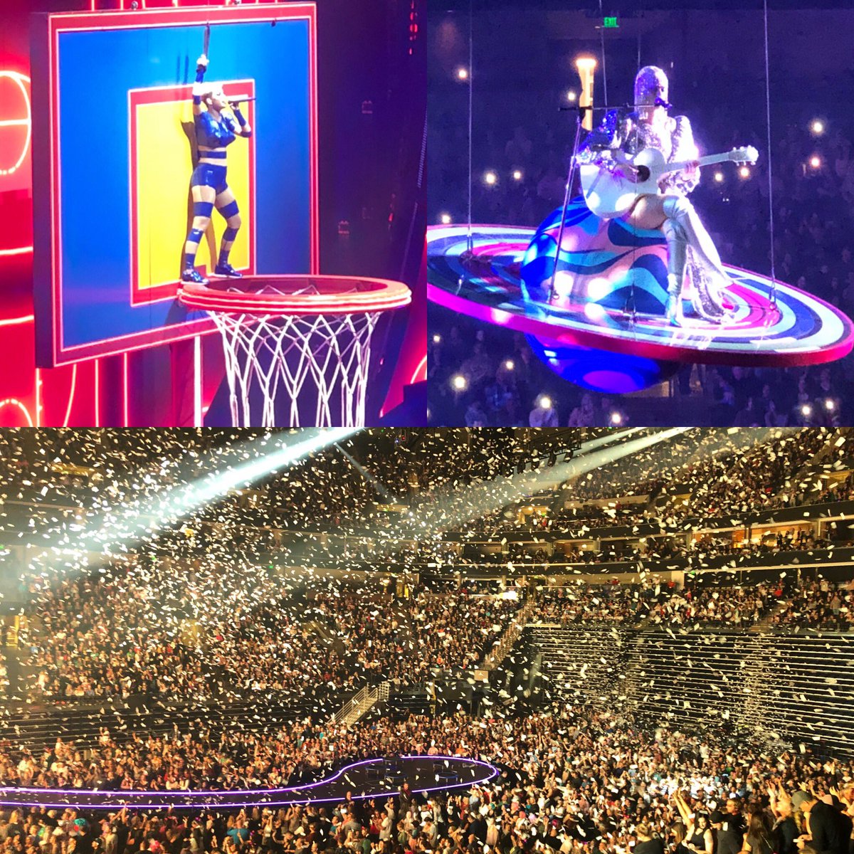 HerbScribner's tweet photo. Shoutout to the #SwishGod for an incredible show. Fun, bright and inspiring. #WITNESSTHETOUR https://t.co/QpqmPYq0KQ