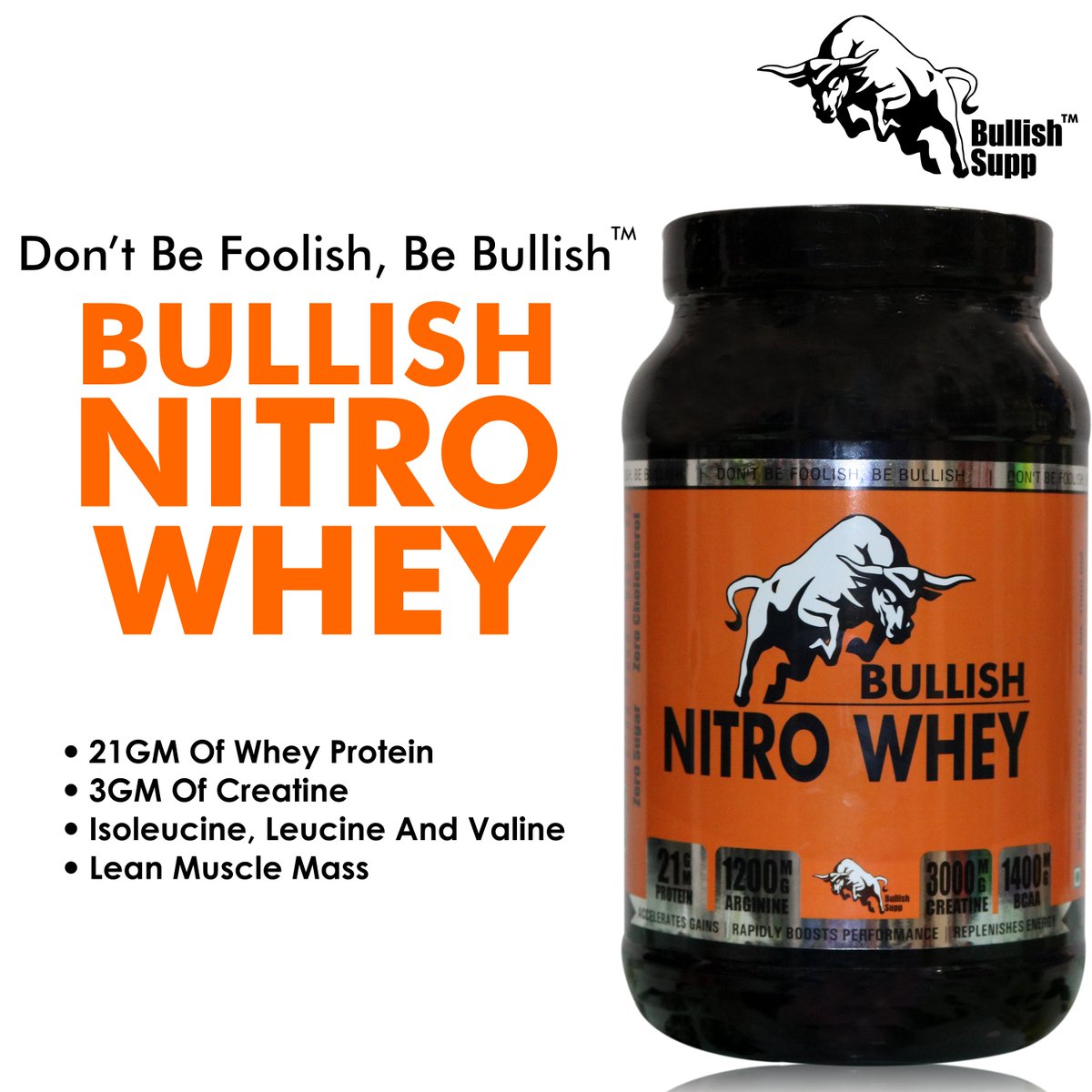 Bullish_Supp's tweet photo. Don't Be Foolish, Be Bullish™
Bullish Nitro Whey
#whey #protein #nitrowhey #fitness #gym #bodybuilding #bodybuilder #mass #suppliments #malefintess #femalefitness #milkchocolate #greattaste https://t.co/vDiJhWN0YI