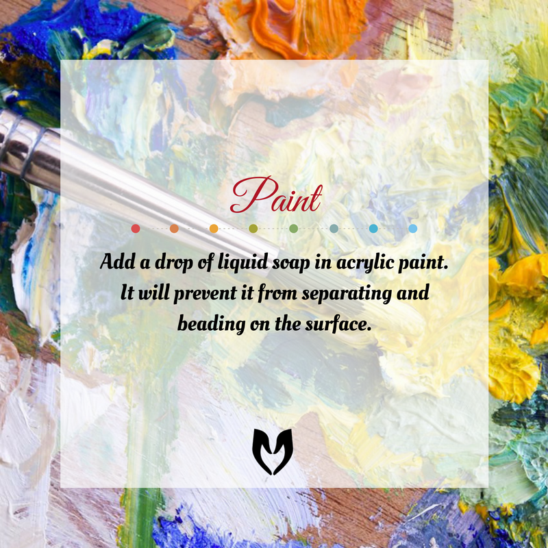 madlycrafts's tweet photo. DIY TIP
Paint
-Add a drop of liquid soap in acrylic paint. It will prevent it from separating and beading on the surface.
https://t.co/3h1H2gfNu2
#madebyme #diy #tips #diytip #paint #craft #artncraft https://t.co/5piD6i8KxV