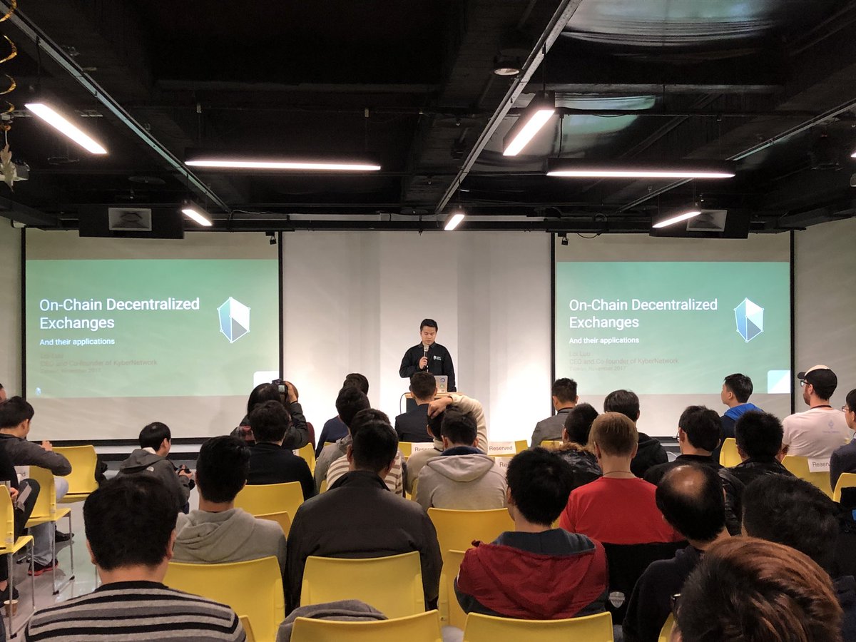 eth_taipei's tweet photo. @loi_luu is giving a talk about @KyberNetwork
#BeyondBlockTaipei https://t.co/Va0TimFTBl