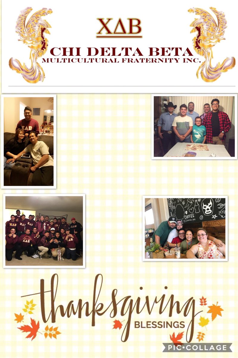 ChiDeltaBeta97's tweet photo. We the Brothers of Chi Delta Beta (ΧΔΒ) would like to take a moment and hoped that everybody had a memorable Thanksgiving day with their love ones. 
#thanksgiving #2017thanksgiving #HeyChi #CDB #ΧΔΒ https://t.co/f9Q3JUjOWx