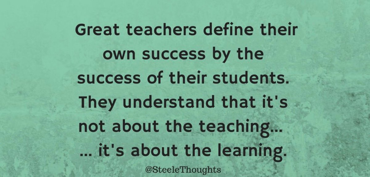 DhkBeau's tweet photo. “Great teachers...” https://t.co/hhETeSS9Rm