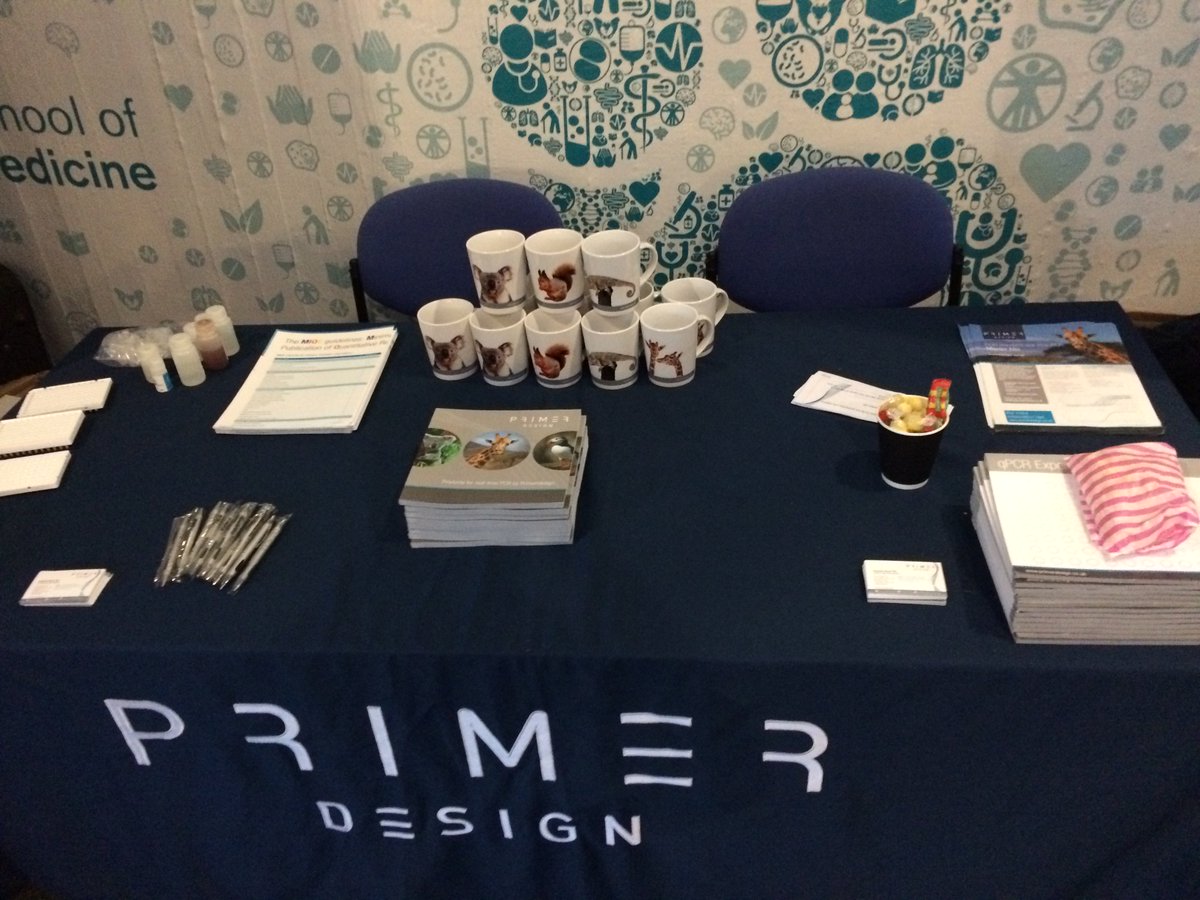 PrimerdesignLtd's tweet photo. Come and pay us a visit today at @yls2017 in Derby today and take away some of these amazing freebies including sweets! #qPCR #freesweets #yls2017 https://t.co/dmkeUyMaZI