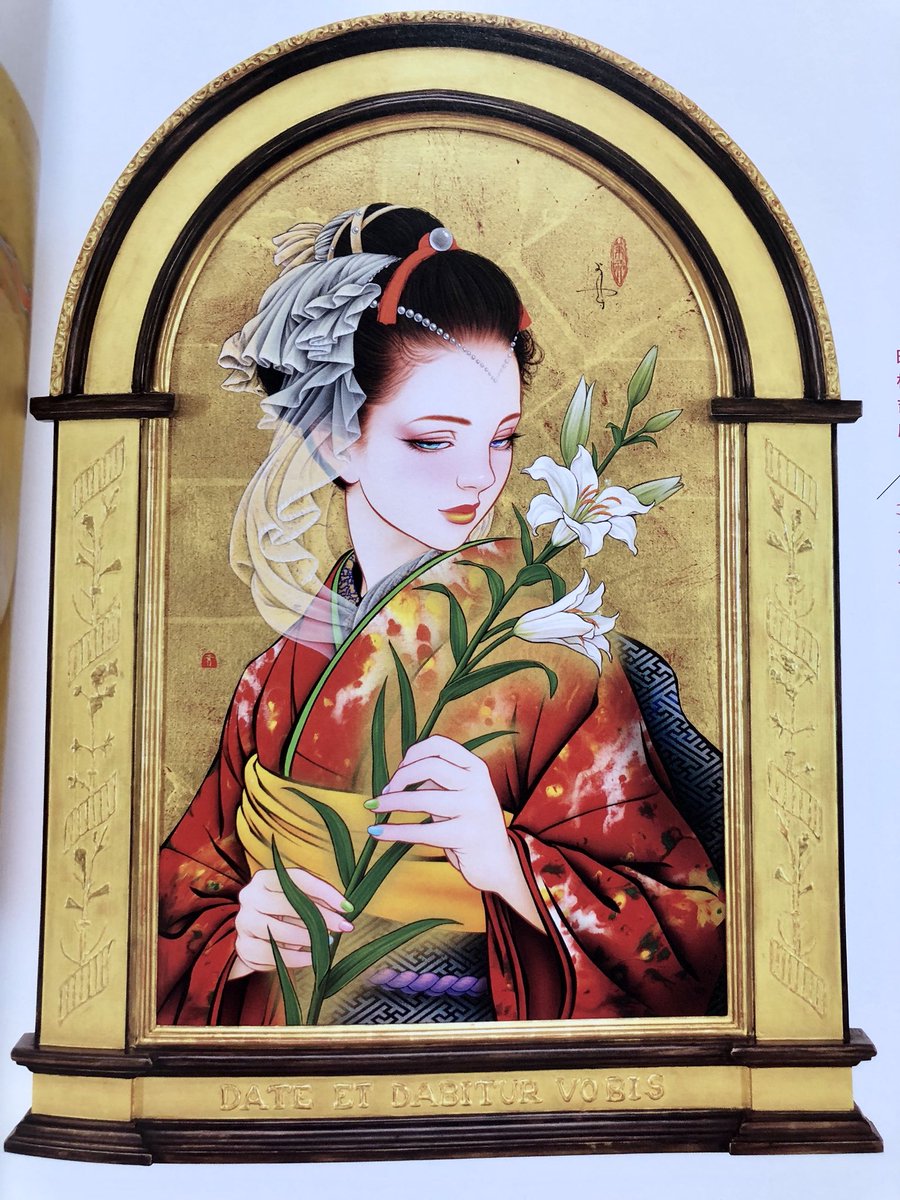 のらネンコ 凄く綺麗 田村吉康さんの絵画 現代アートと日本 ヨーロッパの伝統技術が融合していて 繊細な美しさ 新宿高島屋の美術画廊で27日 月 まで個展開催中 この後 日本での活動予定がないみたいですね Tamura Yoshiyasu 美人画