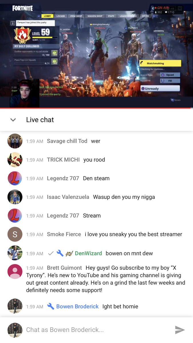 StephCurryisMVP's tweet photo. @DenWizard8 thanks for replying to my comment with over 300 people in the stream #villshit https://t.co/0wU9PXTOKG