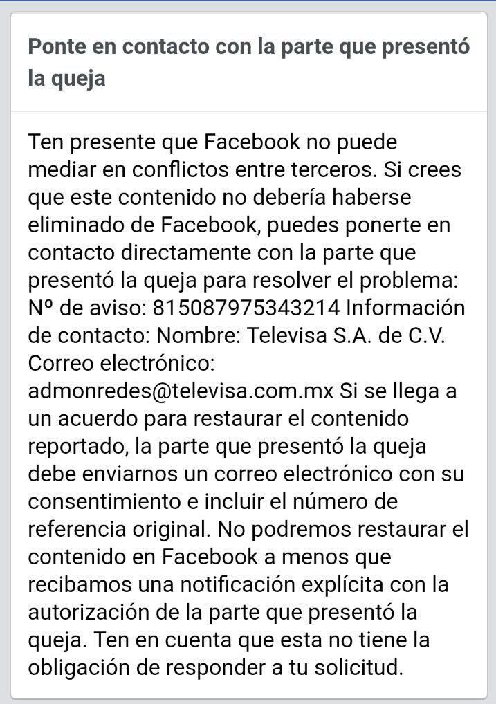rbdcapitulos's tweet photo. @pedrodamianof nuestra fan page de rebelde tmb fue eliminada por @televisa aqui la prueba :( https://t.co/POg2oxa6JL