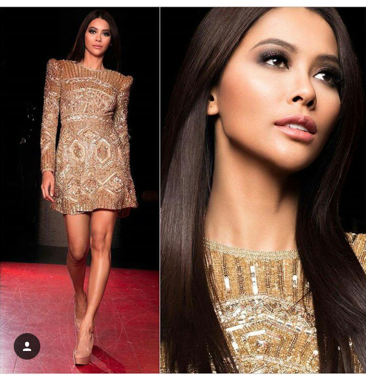 uma_monica's tweet photo. Stunning maximal..love love #MissUniverse #indonesia https://t.co/FWhnX1u0ym