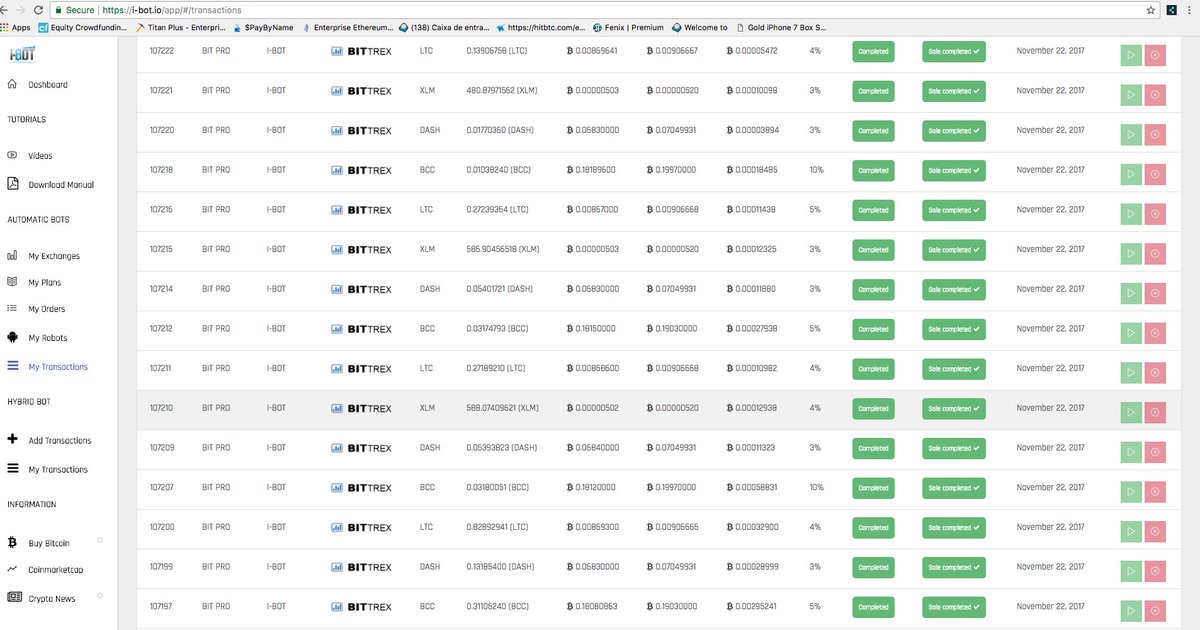 i-bot.io

Bitcoin Automatic Trading Bot Software

* Security
* Automation
* Smart Trading
* Easy to use
* Connects to Top Exchanges
* You have full control of you Bitcoins

BUY NOW and MAXIMIZE YOUR BITCOINS