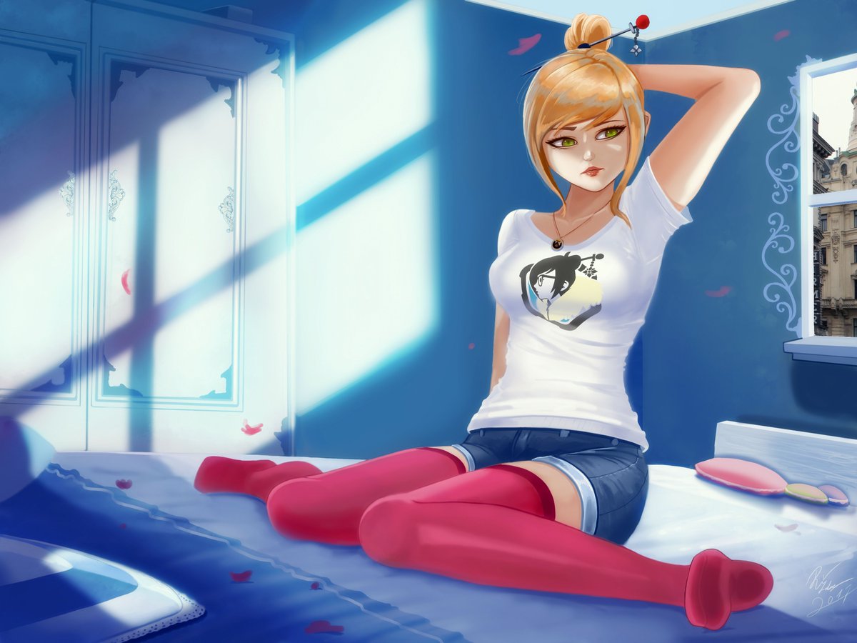 MeiPicss's tweet photo. Haven't seen a blonde #Mei before... #Overwatch (Source: https://t.co/ZlcL28BH12) https://t.co/iALMdrUP6Q